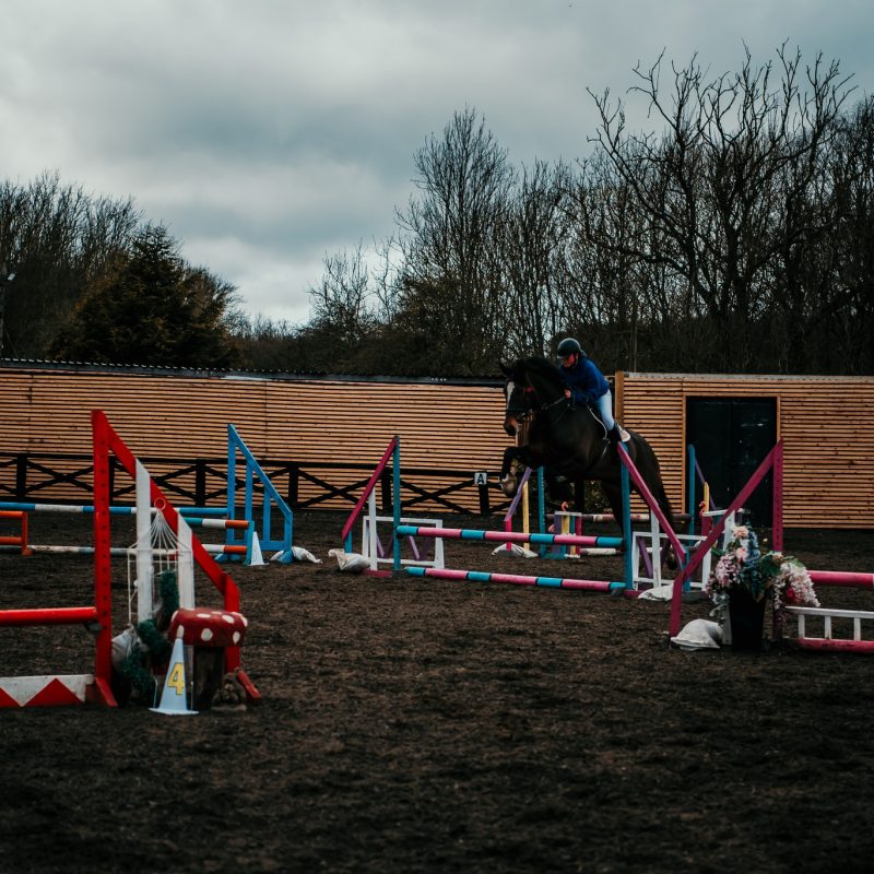horse riding jump event